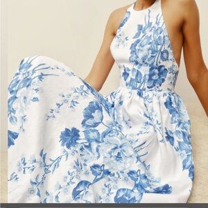 NWT Reformation Petites Percy Linen Dress